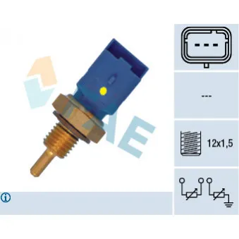 Sonde de température, liquide de refroidissement FAE 33795