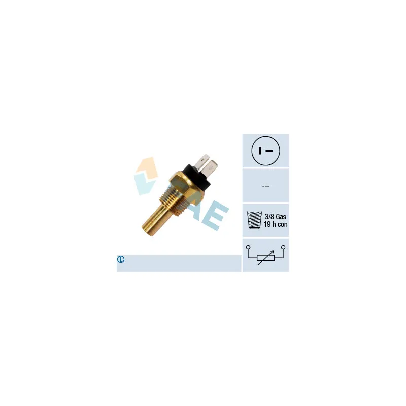 Sonde de température, liquide de refroidissement FAE 33800
