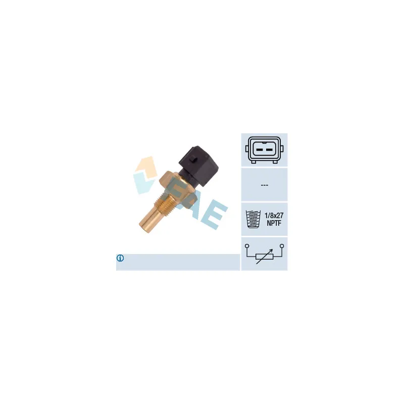 Sonde de température, liquide de refroidissement FAE 33830