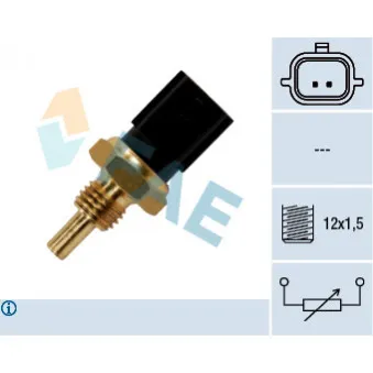 Sonde de température, liquide de refroidissement FAE 33840