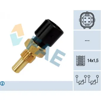 Sonde de température, liquide de refroidissement FAE 33860