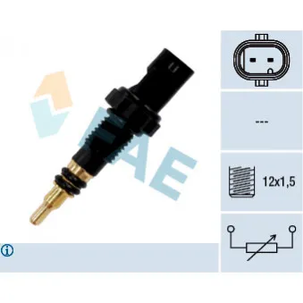 Sonde de température, liquide de refroidissement FAE 33890
