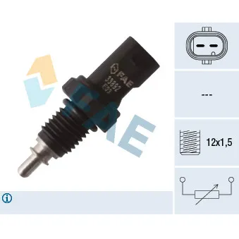 Capteur, température de carburant FAE 33892