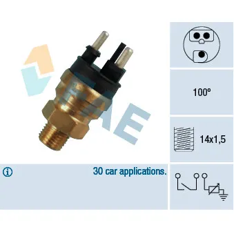 Sonde de température, liquide de refroidissement FAE