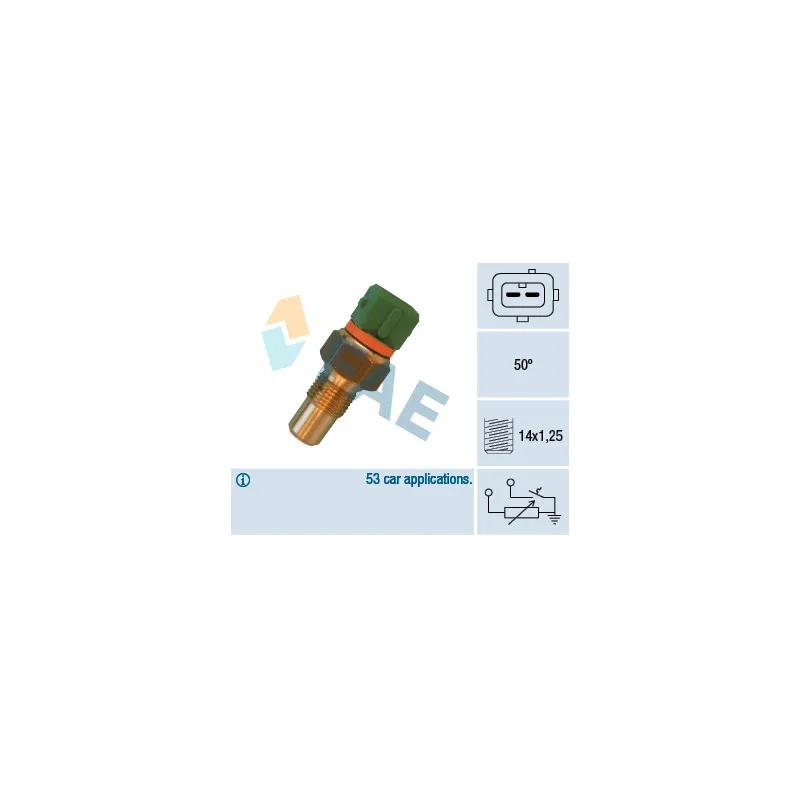 Sonde de température, liquide de refroidissement FAE 34400