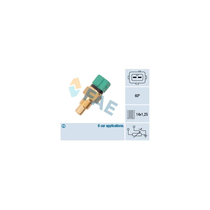 Sonde de température, liquide de refroidissement FAE 34425