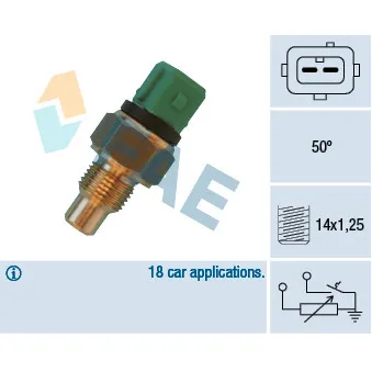 Sonde de température, liquide de refroidissement FAE 34430