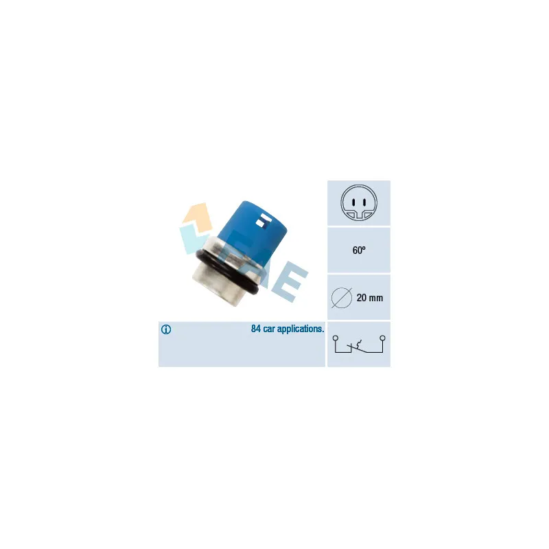 Contact thermique, voyant avertisseur de l'agent réfrigérant FAE 35300