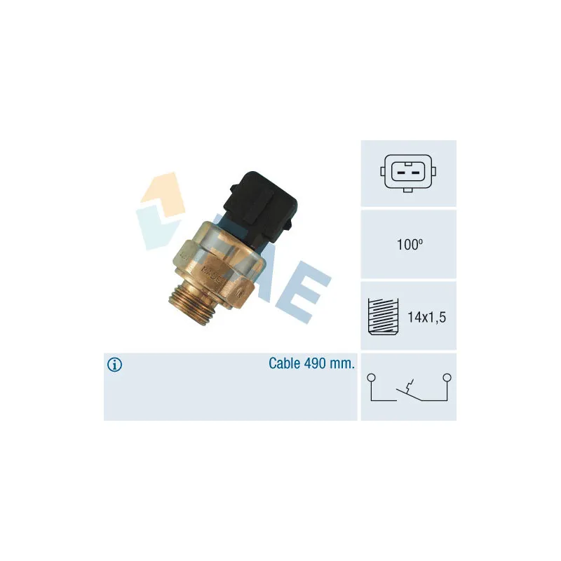 Contact thermique, voyant avertisseur de l'agent réfrigérant FAE 35570