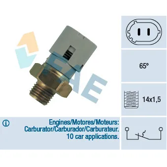 Contact thermique, voyant avertisseur de l'agent réfrigérant FAE 35690