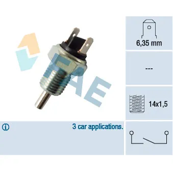 Contacteur, feu de recul FAE
