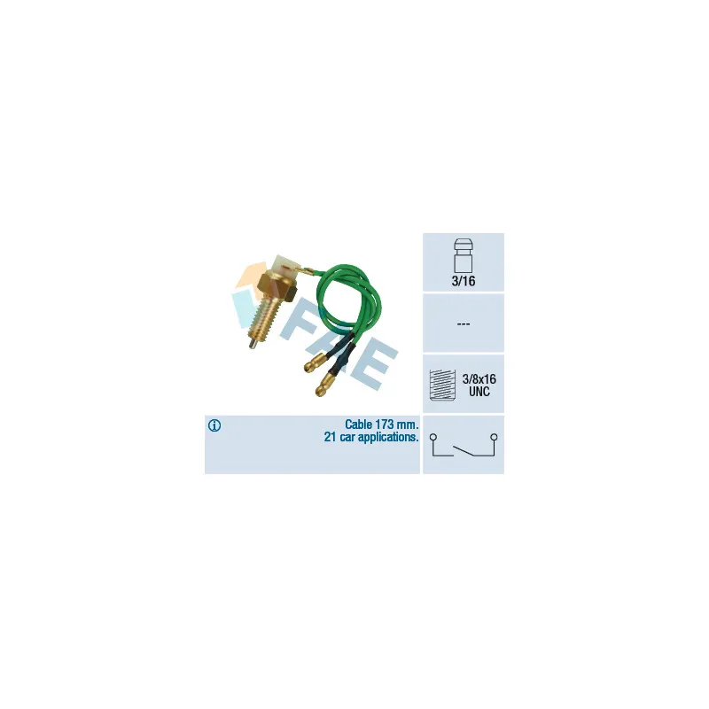 Contacteur, feu de recul FAE 40150