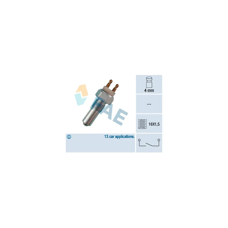 Contacteur, feu de recul FAE 40260