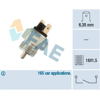 Contacteur, feu de recul FAE 40310