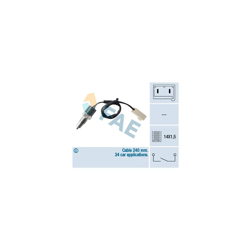 Contacteur, feu de recul FAE 40360