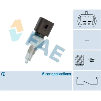Contacteur, feu de recul FAE 40485
