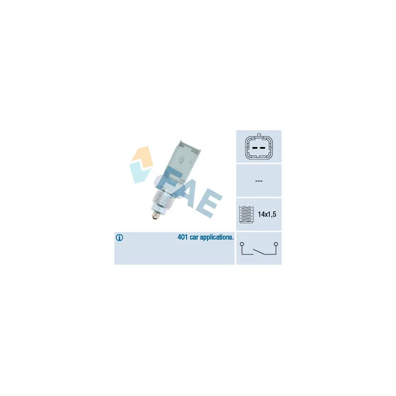 Contacteur, feu de recul FAE 40491