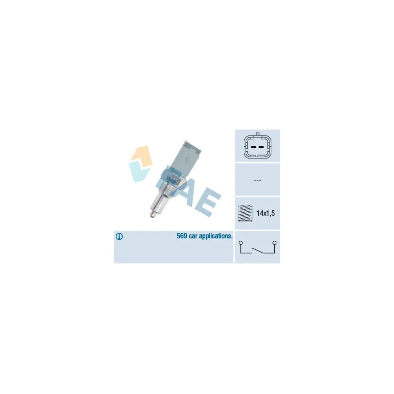 Contacteur, feu de recul FAE 40492