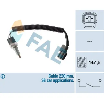 Contacteur, feu de recul FAE 40585