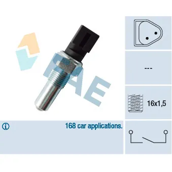 Contacteur, feu de recul FAE 40590