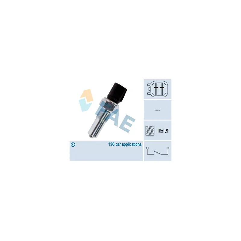 Contacteur, feu de recul FAE 40591