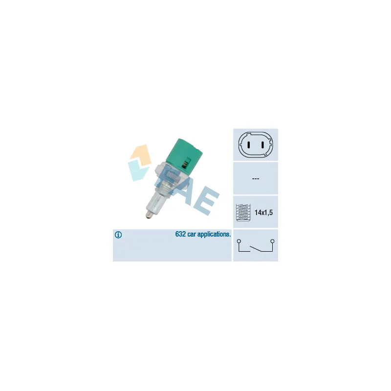 Contacteur, feu de recul FAE 40600