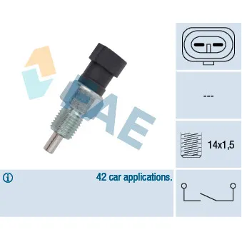 Contacteur, feu de recul FAE 40680
