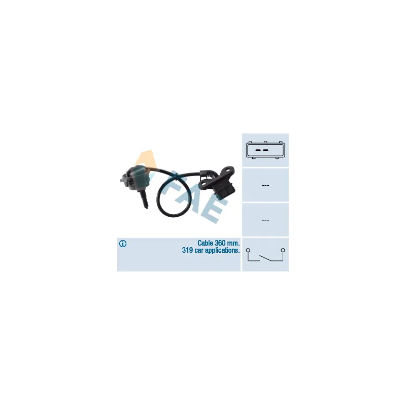 Contacteur, feu de recul FAE 40715
