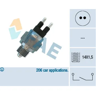 Contacteur, feu de recul FAE 40990