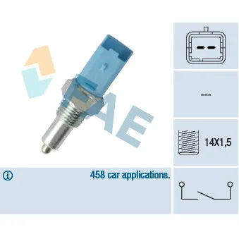 Contacteur, feu de recul FAE 40999