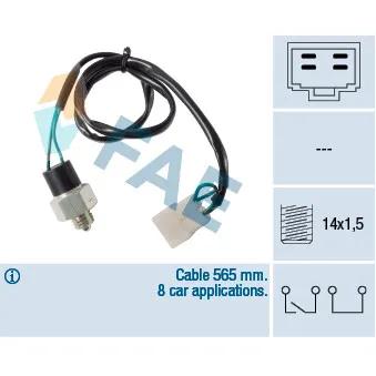 Contacteur, feu de recul FAE 41285