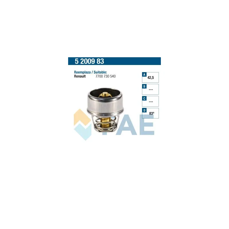 Thermostat d'eau FAE 5200983