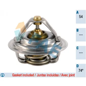 Thermostat d'eau FAE 5201074