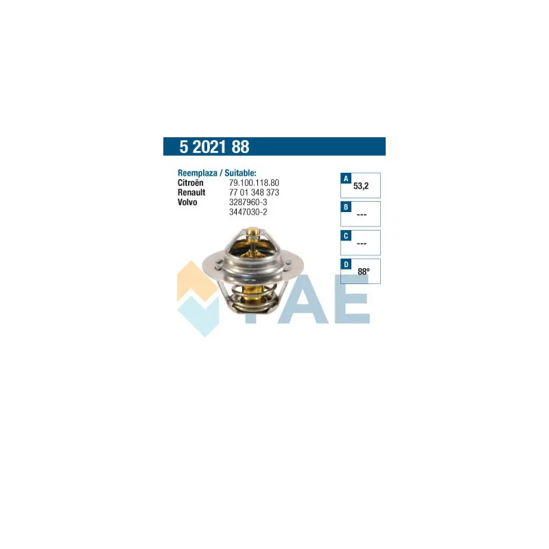 Thermostat d'eau FAE 5202188