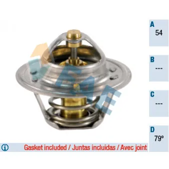 Thermostat d'eau FAE 5204779