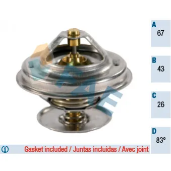 Thermostat d'eau FAE 5300283