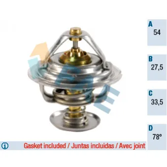 Thermostat d'eau FAE 5300778