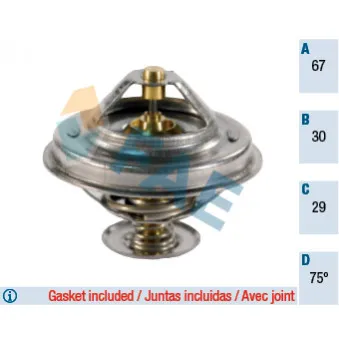 Thermostat d'eau FAE 5301675