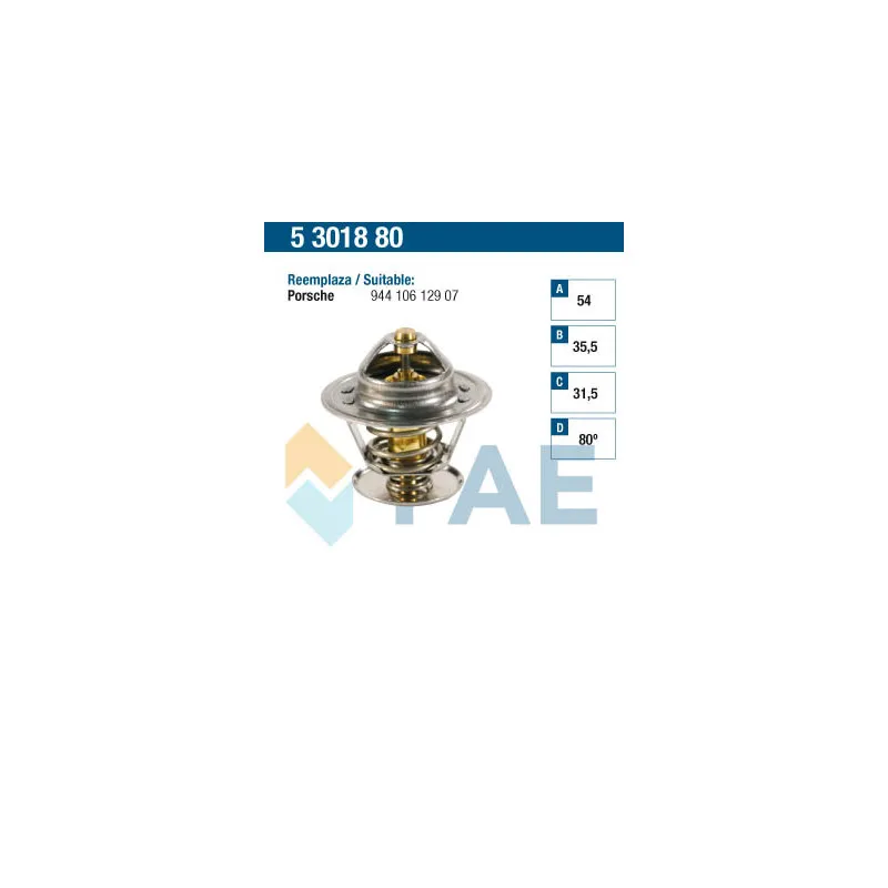 Thermostat d'eau FAE 5301880