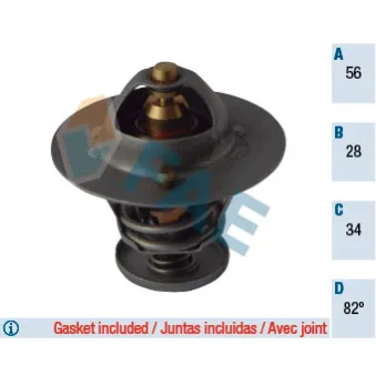 Thermostat d'eau FAE 5301982