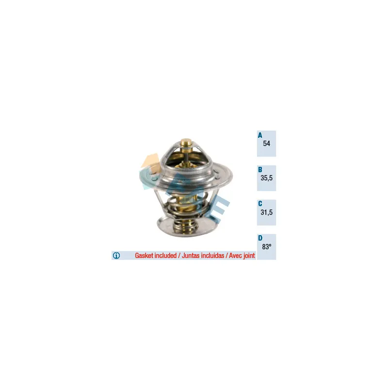 Thermostat d'eau FAE 5302183