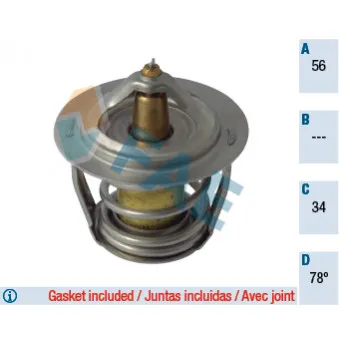 Thermostat d'eau FAE 5302878