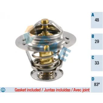 Thermostat d'eau FAE 5304783