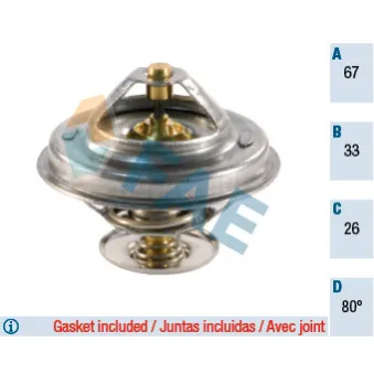 Thermostat d'eau FAE 5305380