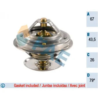 Thermostat d'eau FAE 5305479