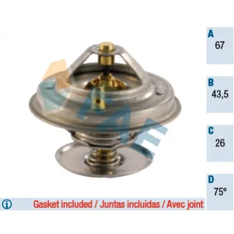 Thermostat d'eau FAE 5305875