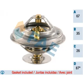 Thermostat d'eau FAE 5305987