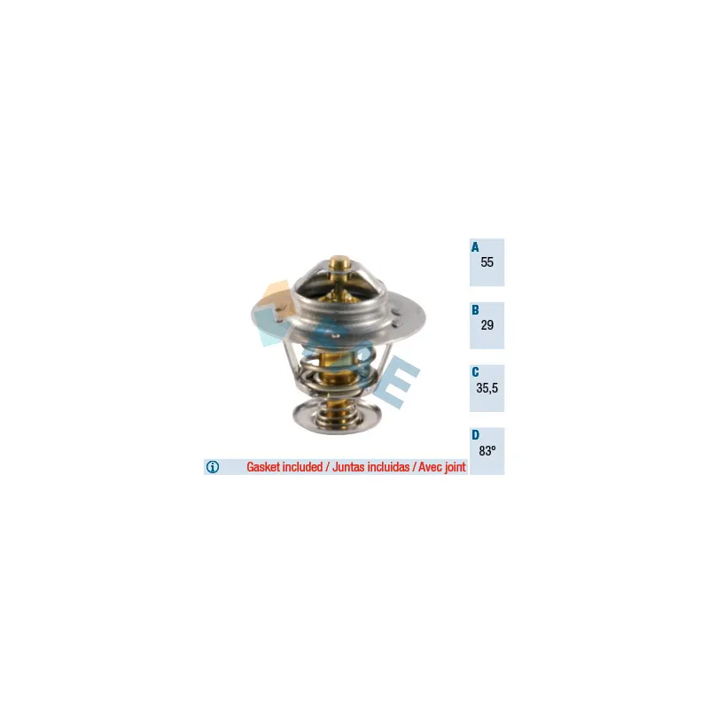 Thermostat d'eau FAE 5306783