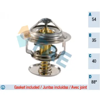 Thermostat d'eau FAE 5307488
