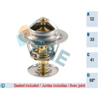 Thermostat d'eau FAE 5307688
